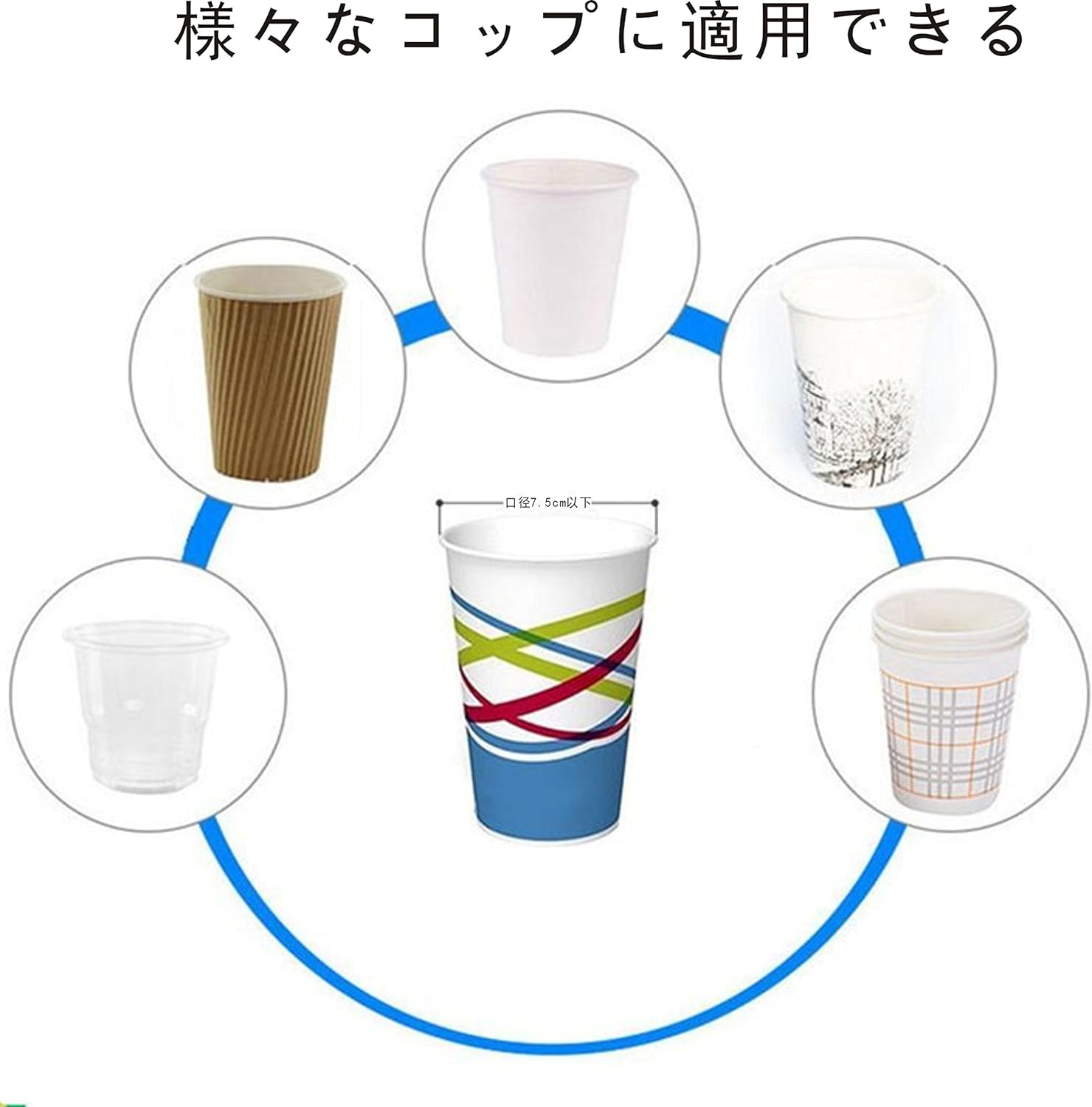 Amazon カップディスペンサー 使い捨て コップ 用 ホルダー カップホルダー 紙カップディスペンサー 紙コップホルダー カップスタンド コップ カップ ディスペンサー ホルダー 収納 壁面取り付けタイプ 口径7 5cm以下 Huacam Hcm37 使い捨てドリンクカップ オンライン通販