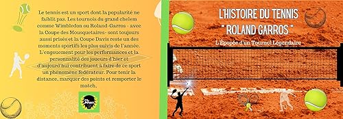 L'Histoire du Tennis "ROLAND GARROS": L'épopée d'un tournoi légendaire (French Edition)