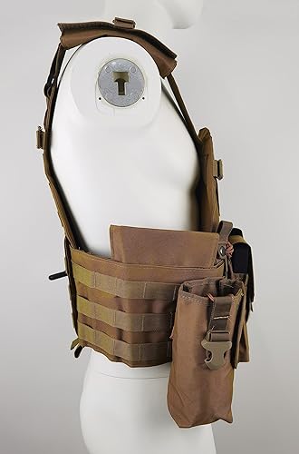 Miniatura 21 de Entrenamiento táctico Airsoft Paintball Combate Swat Asalto Ejército Tiro Caza al aire libre Molle Policía Chaleco Gris1