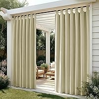Deconovo Tende da Sole per Esterno 132x270 cm, Set da 2 Tende Idrorepellenti Oscuranti