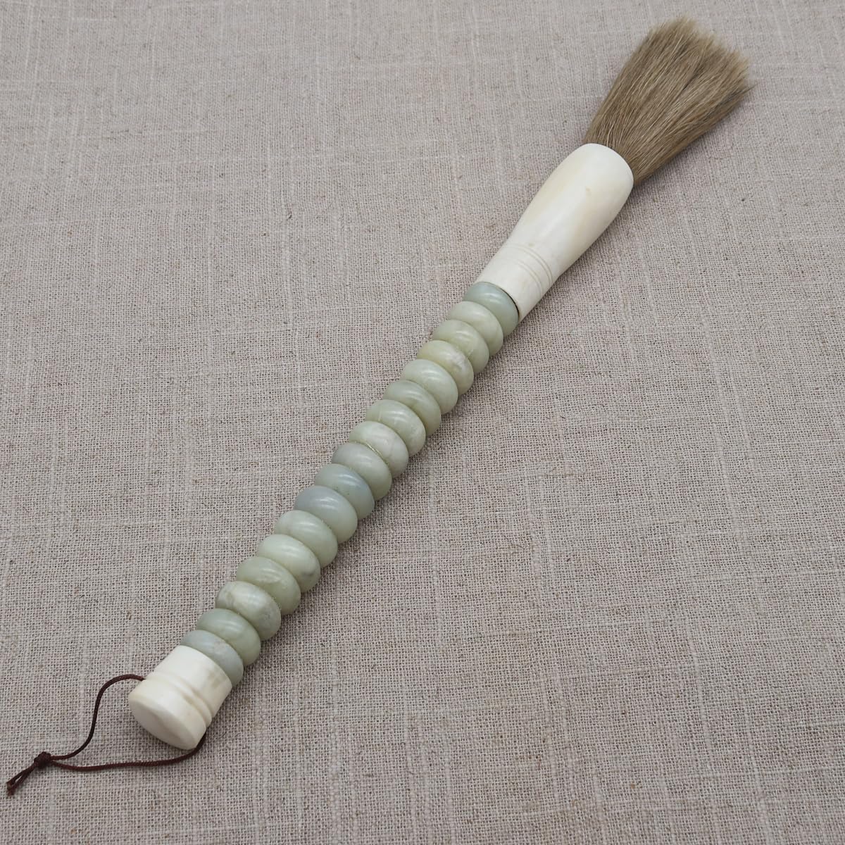 Decorative Calligraphy Brush, Table Accessory, Jade Product