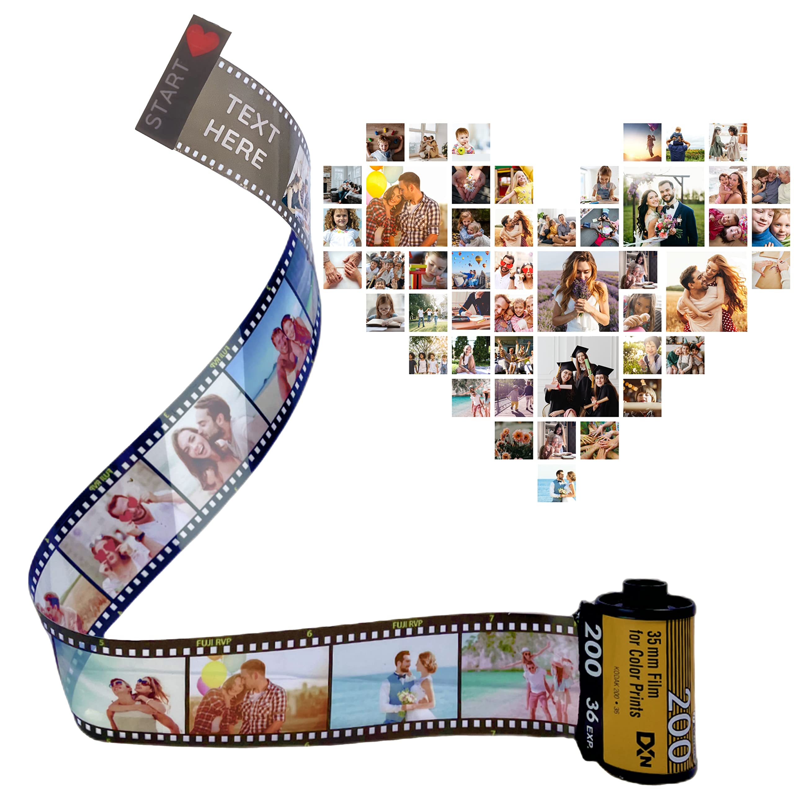 Portachiavi personalizzato del rotolo del film della foto, regalo su misura della catena chiave dell'immagine
