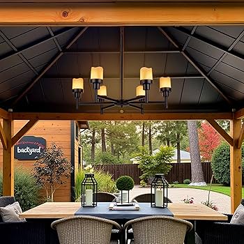 ライト・ランタン calma store bonbonero ALL FORTUNE Battery Operated Chandelier, Outdoor Hanging