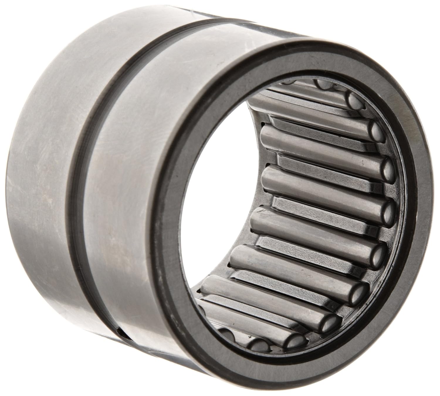 Koyo HJ-202820 Needle Roller Bearing, Heavy Duty, HJ Type, Open, Oil Hole, Steel Cage, Inch, 1-1/4" ID, 1-3/4" OD, 1-1/4" Width, 14000rpm Maximum Rotational Speed, 16900lbf Static Load Capacity, 10400lbf Dynamic Load Capacity