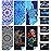 6 Pack Lightweight Thin Beach Towel Oversized 71x32 Big Extra Large Microfiber Sand Free Towels for Adult Quick Dry Travel Camping Beach Accessories Gift Sea Turtle Tie Dye Mandala Elephant Skull