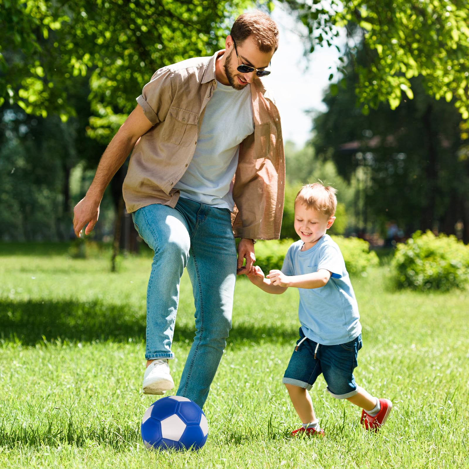 Palla da calcio, curva professionale, misura 4, pallone da calcio leggero in 20 cm, per bambini con pompa a sfera 1, regalo per bambini dai 6 ai 12 anni che amano il calcio