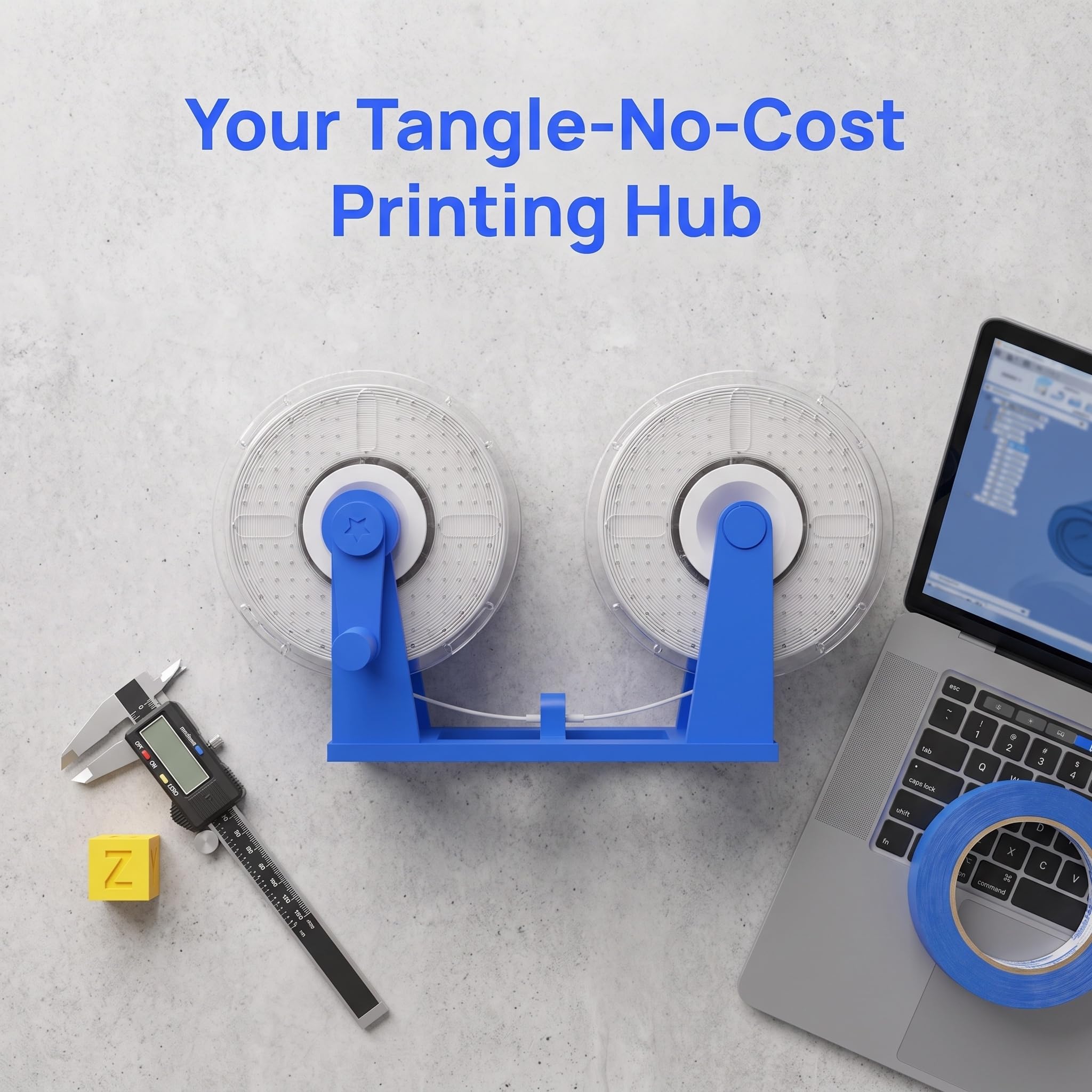 3d-filamentspulenwickler, Handkurbelbetriebener Filamentaufwickler, Kapazität 1 Kg, Effiziente Rotation, Für Pla, Abs, Petg