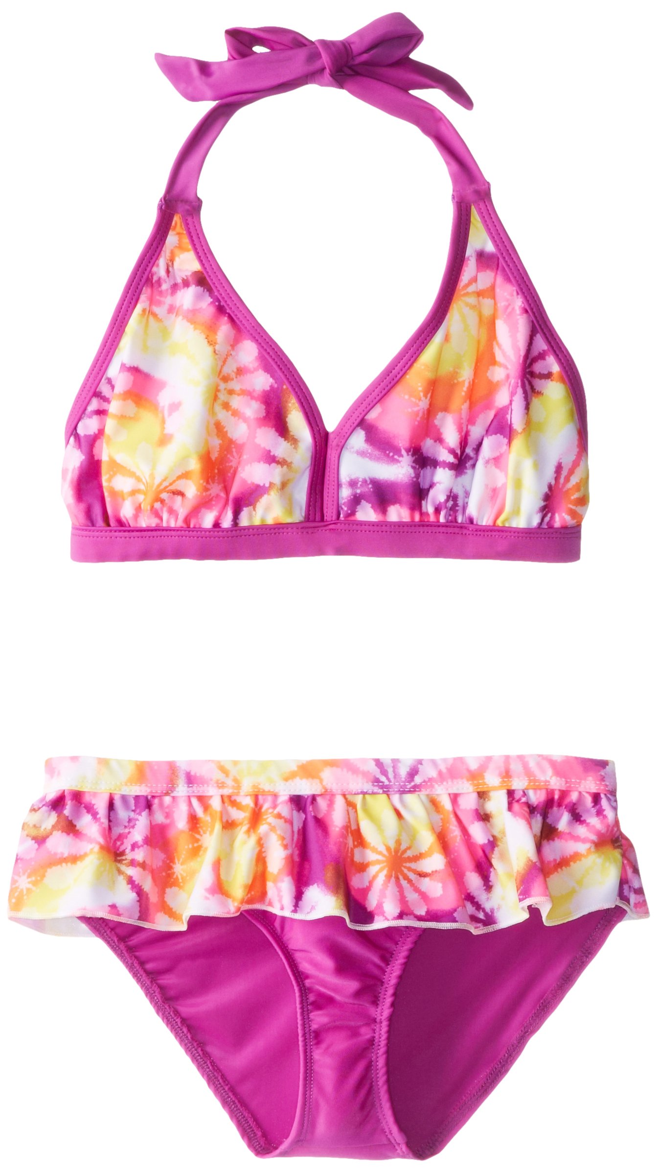 Pink Platinum Big Girls' Tyedie 2 Piece