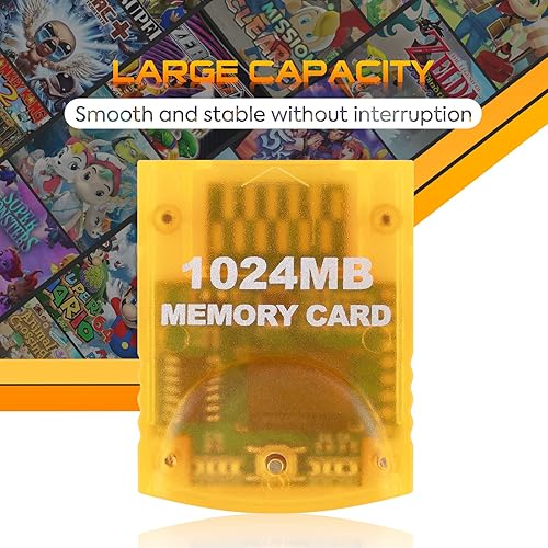 Miniatura 4 de Suncala Memory Card Compatible with Gamecube and Wii Console 1024MB Memory Card for Nintendo Gamecube