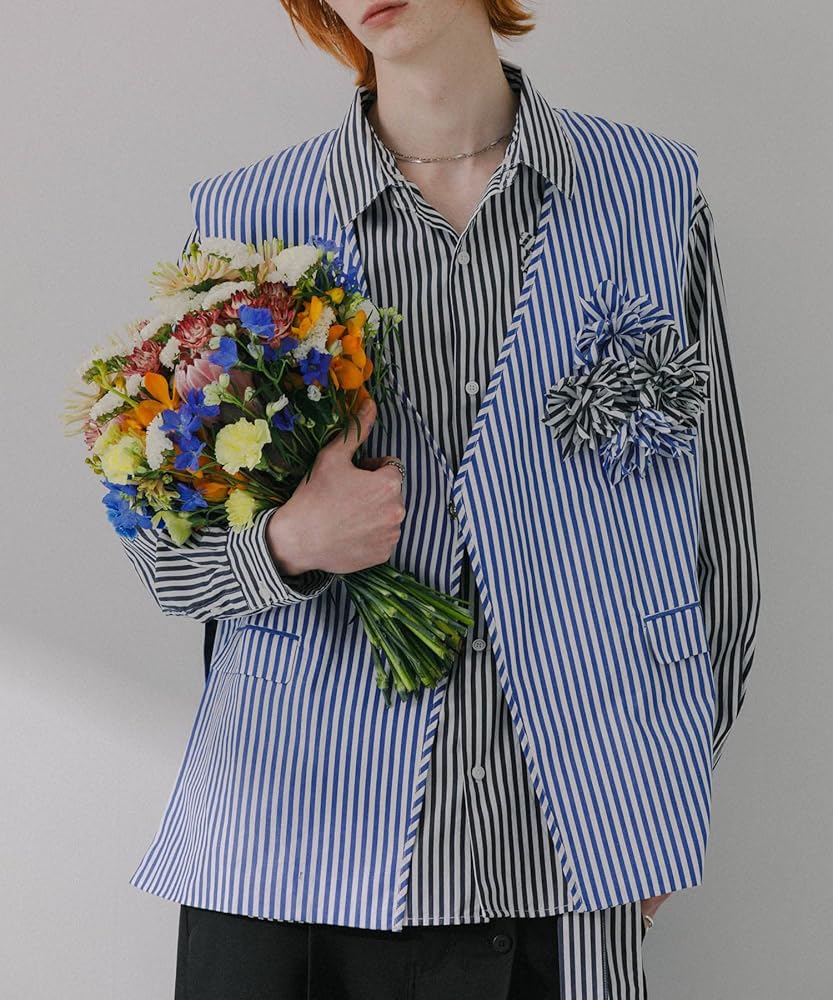 POLYPLOID ストライプシャツ サイズ2 SLY ブラウス シャツ LAYERD STRIPE 2P SH レイヤード