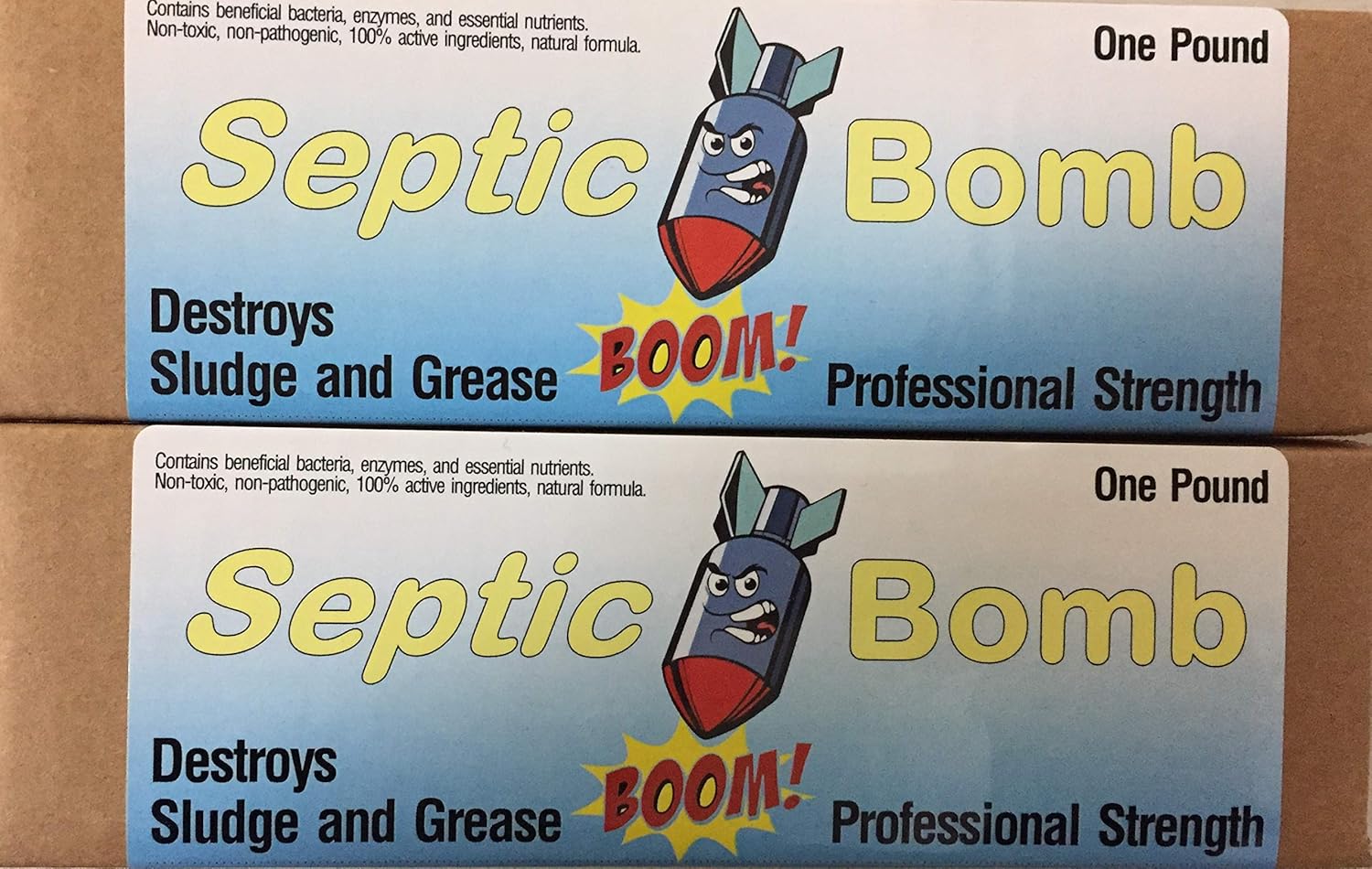 2 Pack of Septic Bomb! Septic Tank & Leachfield Restorer