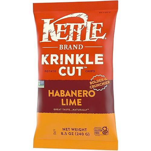 Vista 507 de Kettle Brand Papas fritas, papas fritas con ajo y parmesano, 7.5 onzas (paquete de 12)