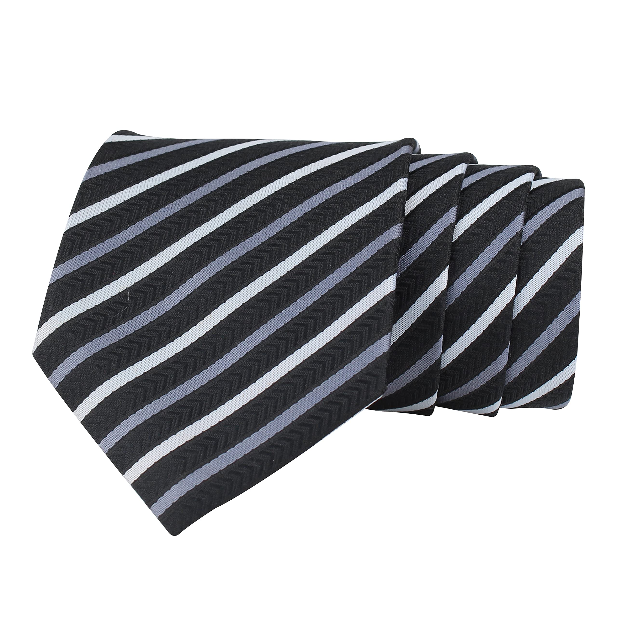 kovove Kavove The Arrow Striped Purple Necktie For Men-picture-30