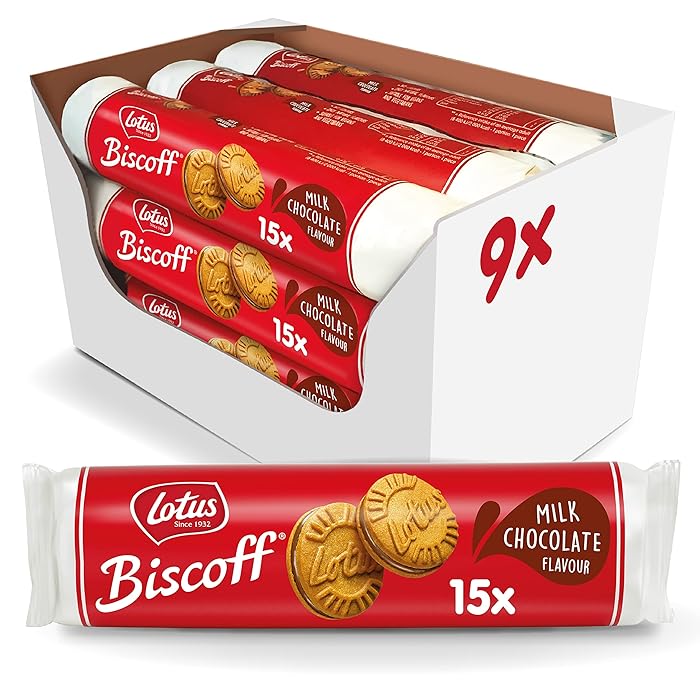 Buy Lotus Biscoff Sandwich Biscuits Milk Chocolate Cream Speculoos
