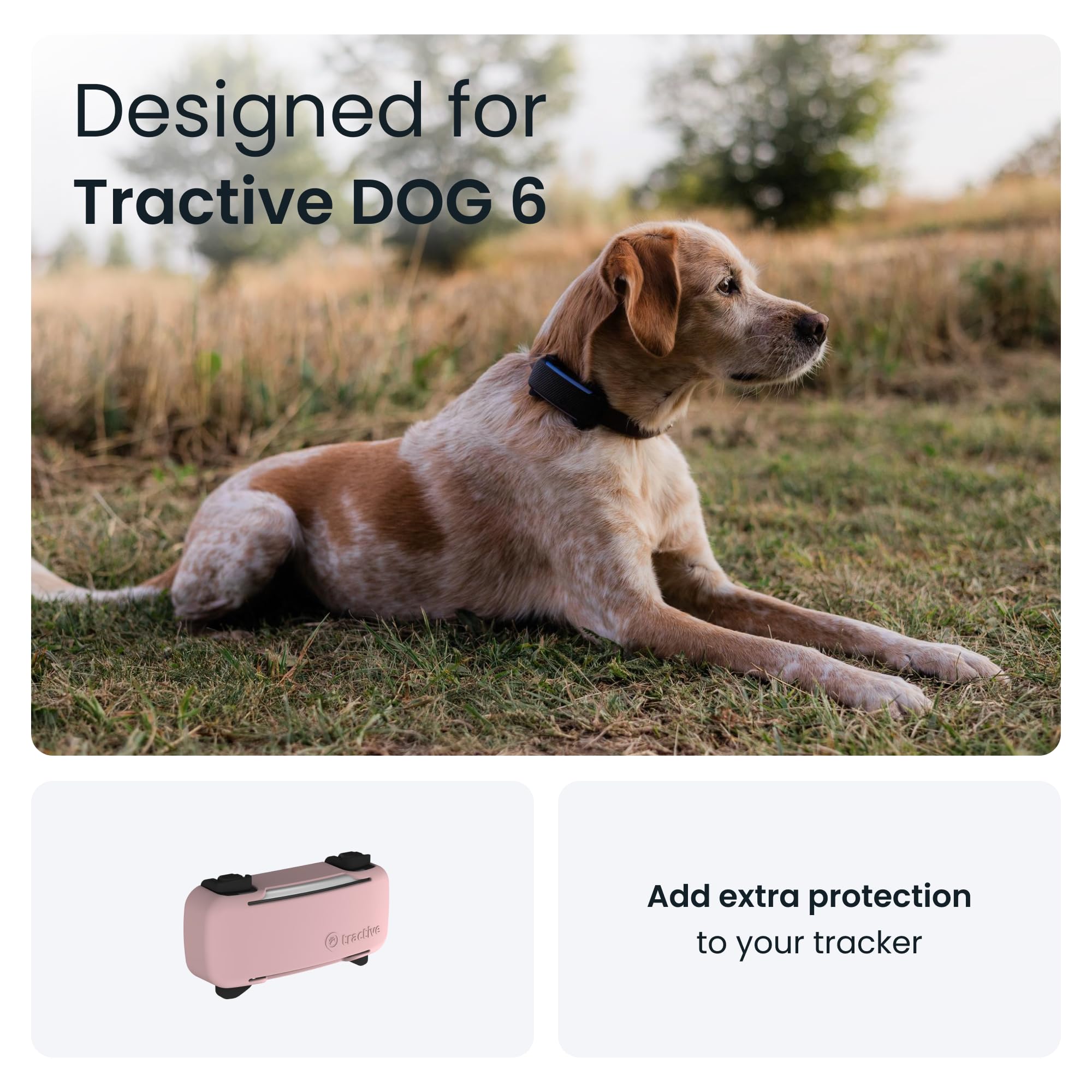 Tractive GPS DOG 6 Tracker Cover - Pink - Image 4