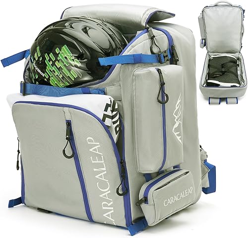 Mochila para botas de esquí, 61 litros, totalmente acolchada, bolsa de equipo de esquí y snowboard, mochila de viaje para casco de esquí, gafas, disponible en Yaxa Venezuela