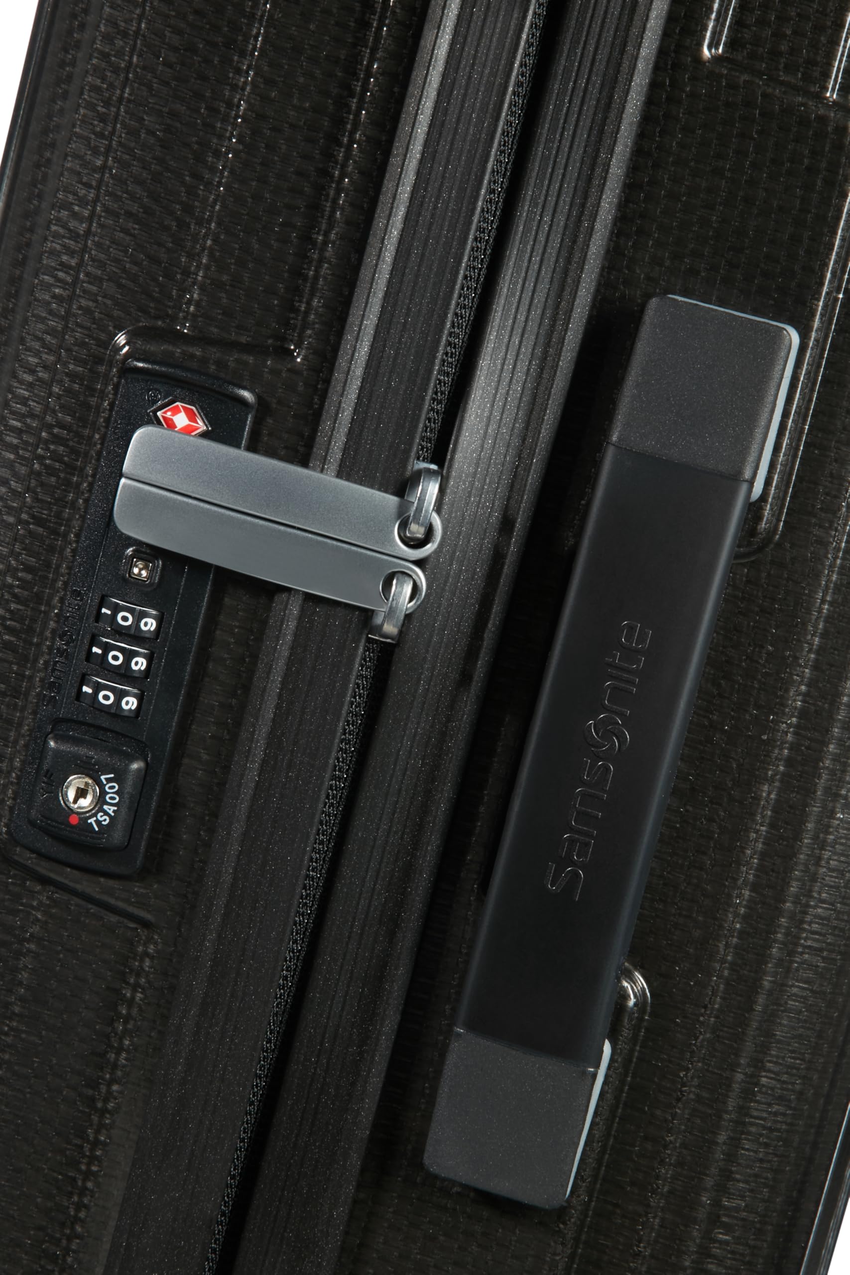 Samsonite Lite-Box - Maleta de Mano Premium 55 x 40 x 20 cm, Trolley de Cabina de Carcasa rígida, Compatible con Ryanair y EasyJet, Ligera, 2,20 kg - 38 l - Negro