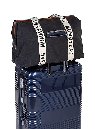 Miniatura 46 de Childhome Signature - Bolsa de pañales deportiva, bolsa de mano repelente al agua, bolsa de pañales grande, bolsa de viaje esencial para bebés