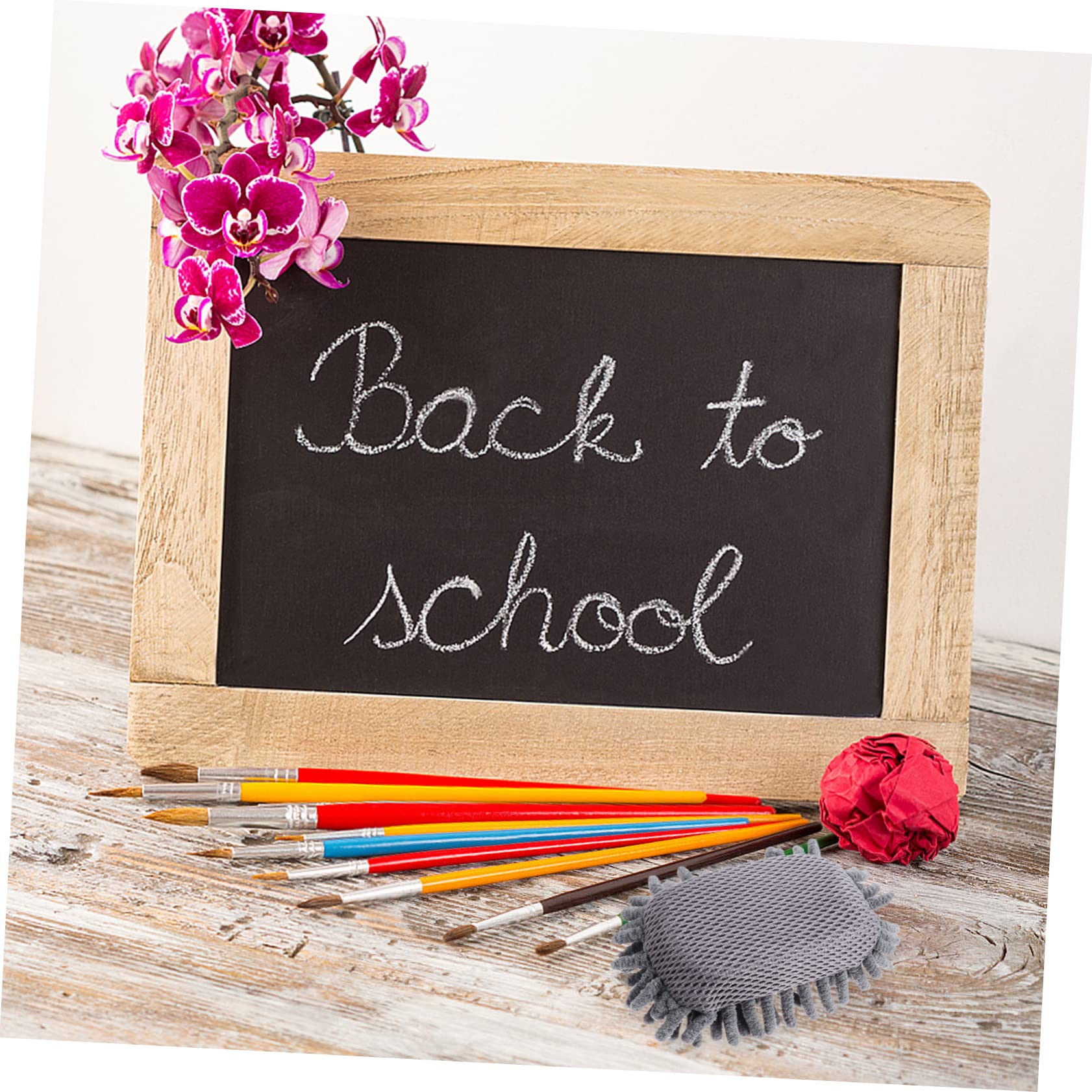 Uonlytech 3 Sätze Teiliges Set Kreide Und Tafelwischer Staubfreier Schul Und Bürozubehör Waschbare Mikrofaser Radierer Für Klassenzimmer Und Heimgebrauch Langlebig Und 4 Stück * 3