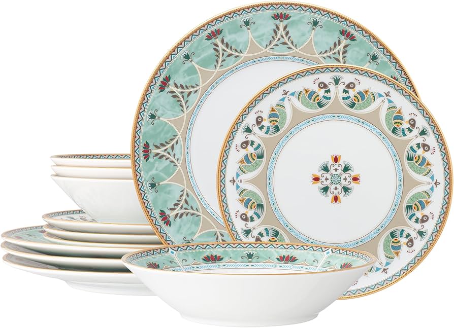 Amazon.com | Noritake Serene Garden 12-Piece Dinnerware Set Amazon.com | Noritake Serene Garden 12-Piece Dinnerware Set