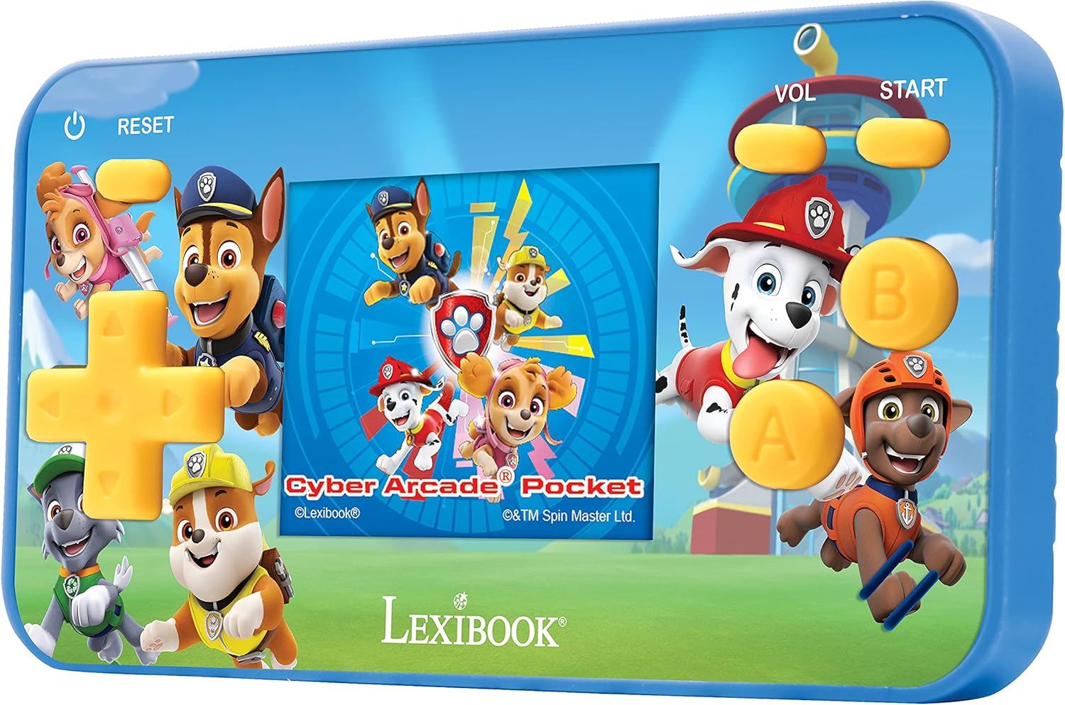 Lexibook, Paw Patrol, Cyber Arcade Pocket, Portable Gaming Console, 150 Games, 1.8" LCD screen, Battery Operated, Blue, JL1895PA - Image 3