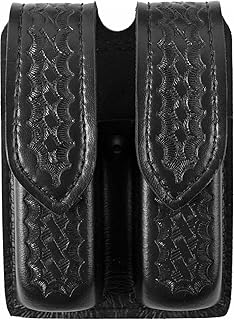 Safariland Duty Gear 77-83-4HS Hidden Snap Double Magazine Pouch (Black)