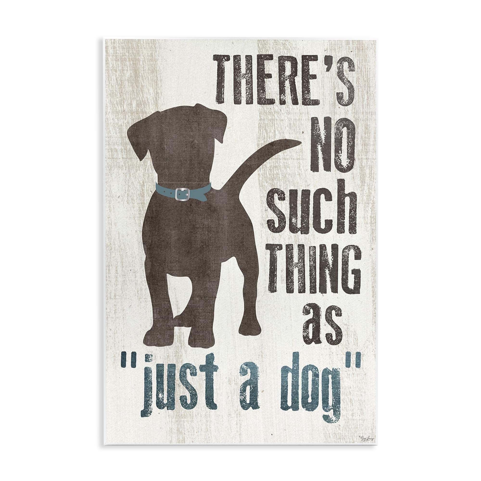 Dog Phrase Comic Landscape, 10 x 15 Inch Mounted Print on Wall Plaque