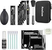 Vista 1 de Kit profesional de limpieza de cámara DSLR de KuuZuse con hisopos de limpieza APS-C, paños de microfibra, bolígrafo de limpieza de cámara