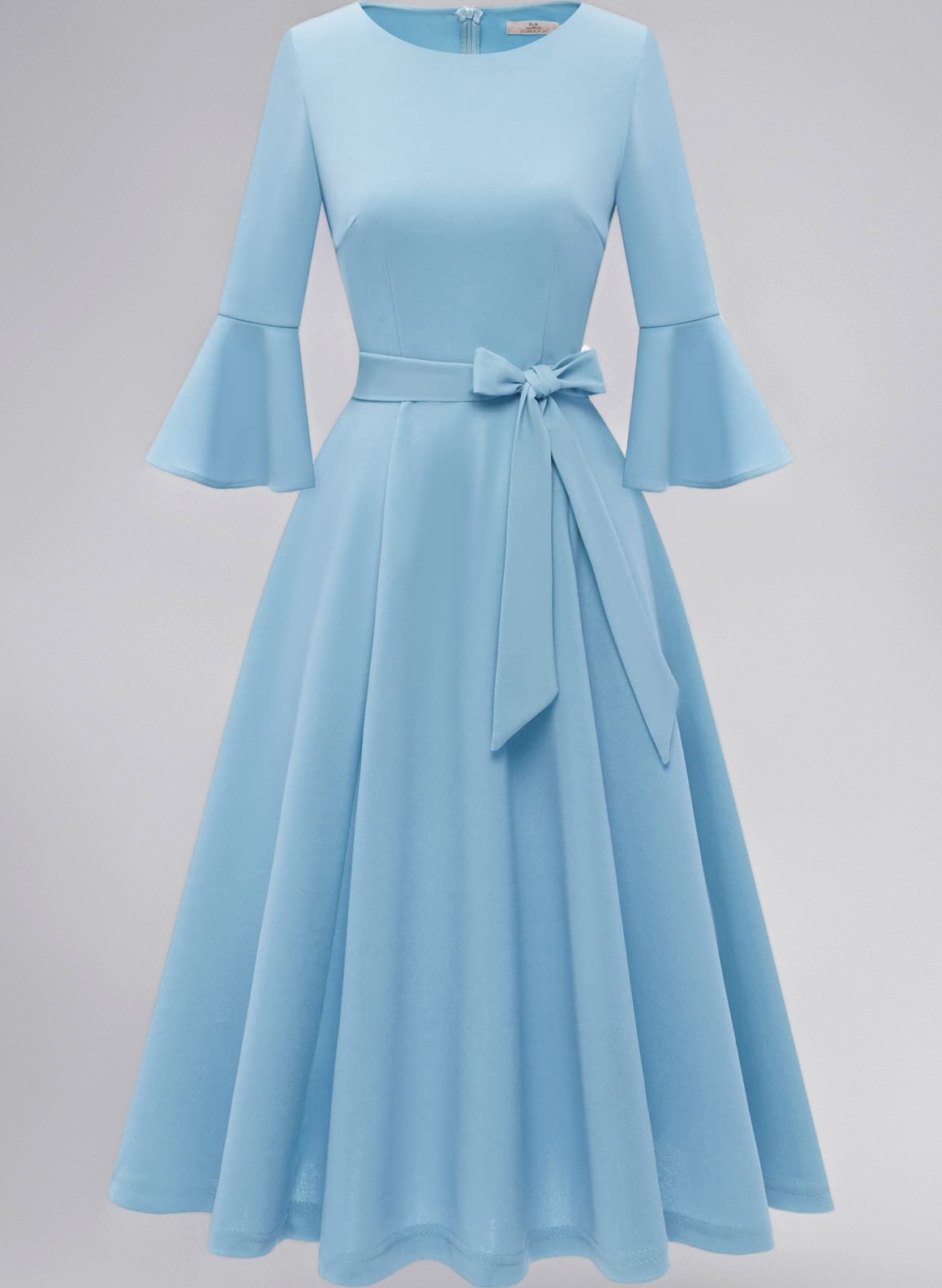 HomRain Women 3/4 Sleeve Elegant Formal Dress for Cocktail Classy Fall/Winter Christmas Church Work Dress