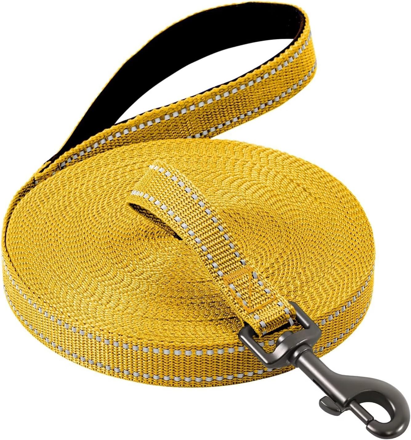 COMSLE Dog Training Leash Dog Lead 3 Meters / 5 Meters / 10 Meters / 15 Meters / 20 Meters with Sturdy Hook and Deep Handle Dog Leash for Small and Large Dogs