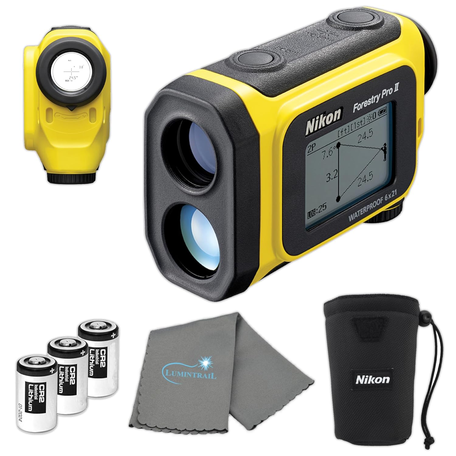 Buy Nikon Forestry Pro II Laser Rangefinder Hypsometer Bundle with 3