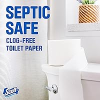 Vista 4 de Scott ComfortPlus Toilet Paper, 36 Double Rolls, 231 Sheets per Roll, Septic-Safe, 1-Ply Toilet Tissue