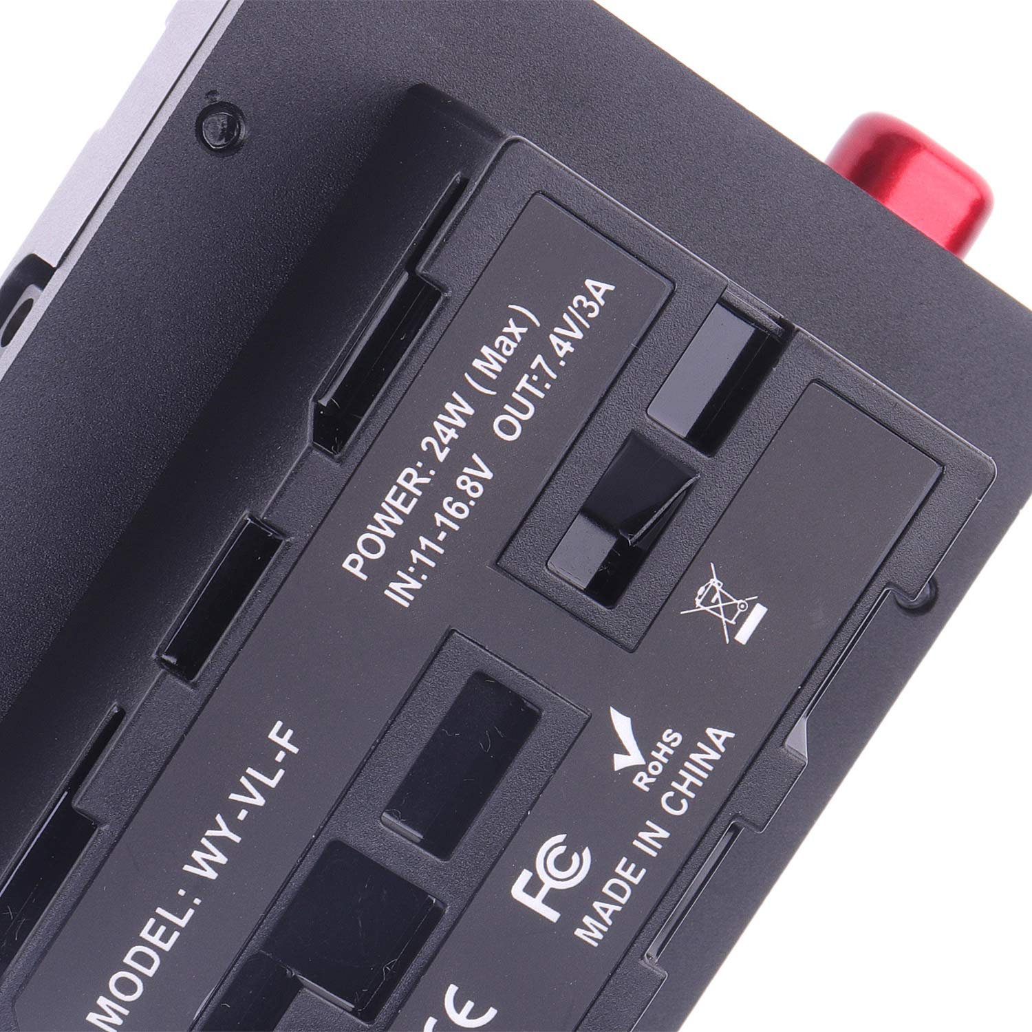 Fotga V-Lock D-Tap Adaptateur de plaque de batterie de poche pour batterie Sony NP-F pour alimentation V-Mount Moniteur d'appareil photo