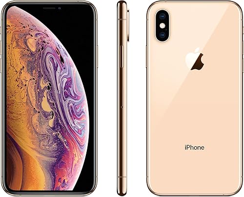 Apple iPhone XS, 64 GB, oro, operadores GSM (renovado prémium)