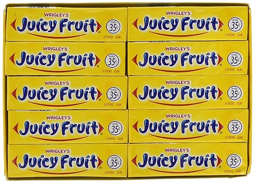 Wrigley's Goma de mascar Juicyfruit, 40 unidades