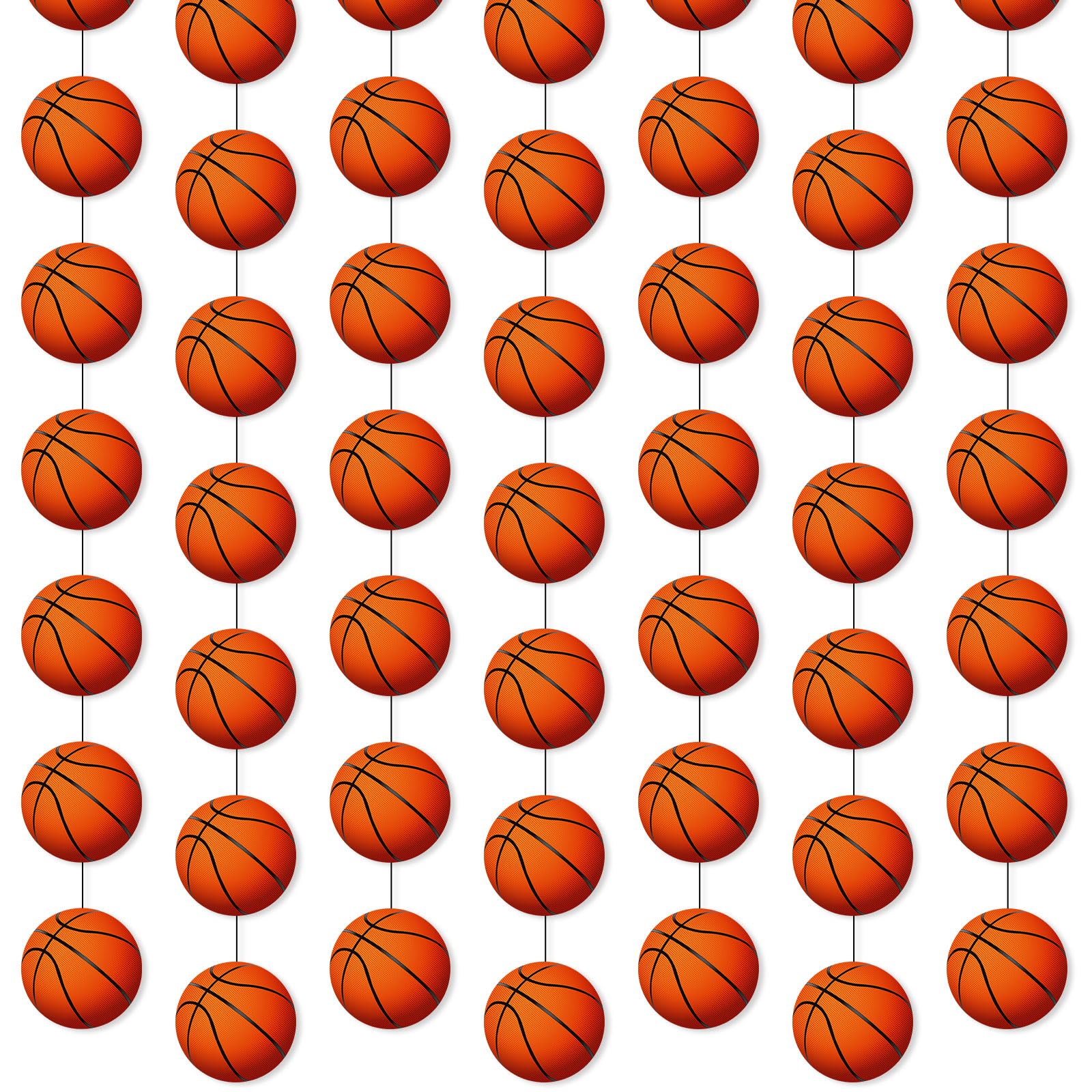 Guirnaldas de papel de baloncesto contra decoraciones aburridas en fiestas de niños