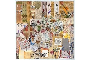 Teniinet Vintage Scrapbooking Ephemera Supplies