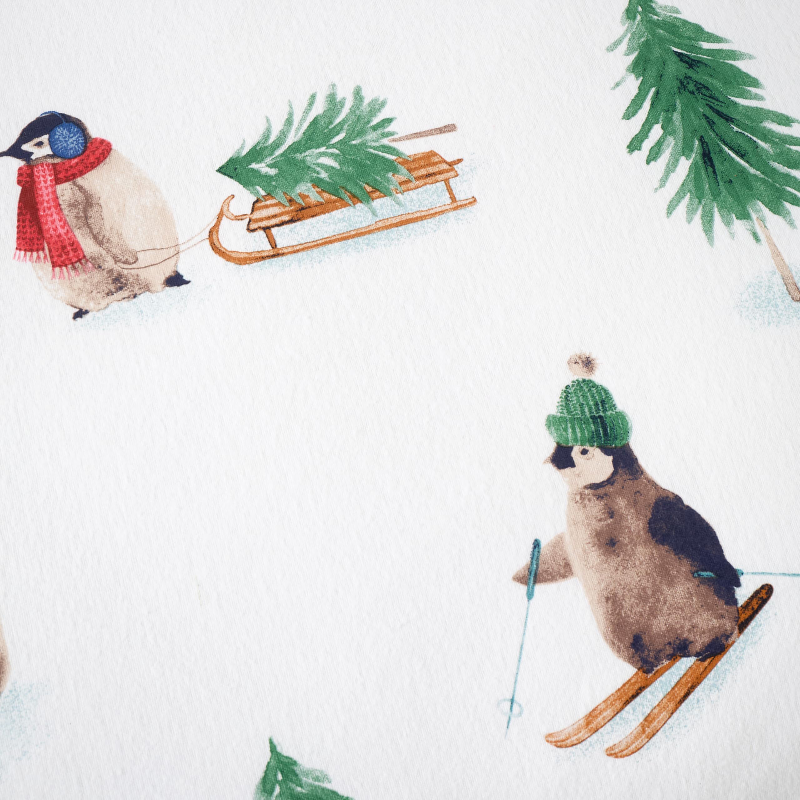 Pinguïns Snowy - eenpersoons dekbedovertrek met 1 kussensloop - Pinguïn