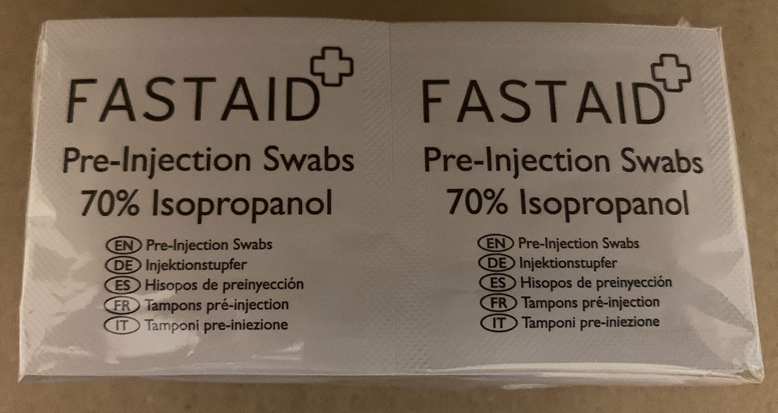 FASTAID Pre-injection Alco Swabs, Pack Of 100