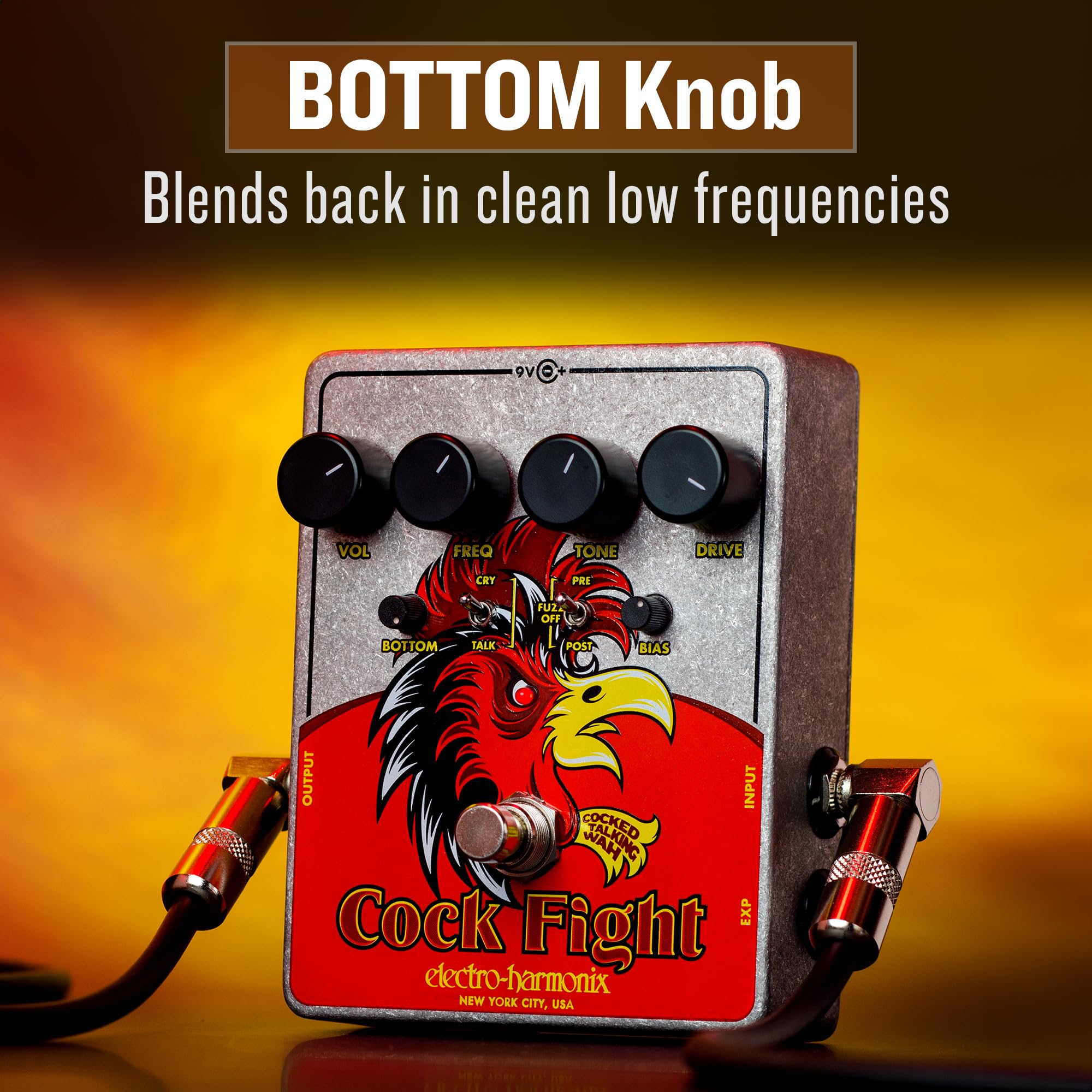 Electro-Harmonix Cock Fight Cocked Talking Wah Pedal