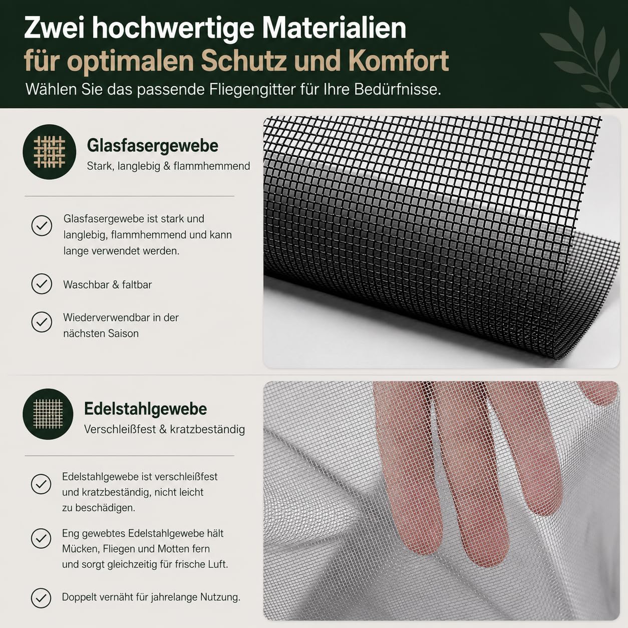 Maßgeschneidertes Fliegengitter Tür Magnet, Passgenau nach Ihren Maßen individuell anfertigbar, Extra starke Magnete & selbstschließender Insektenschutzvorhang für Balkontür, Terrassentür