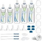 Dr. Brown’s Natural Flow Anti-Colic Options+ Specialty Feeding Starter Kit, 8 oz