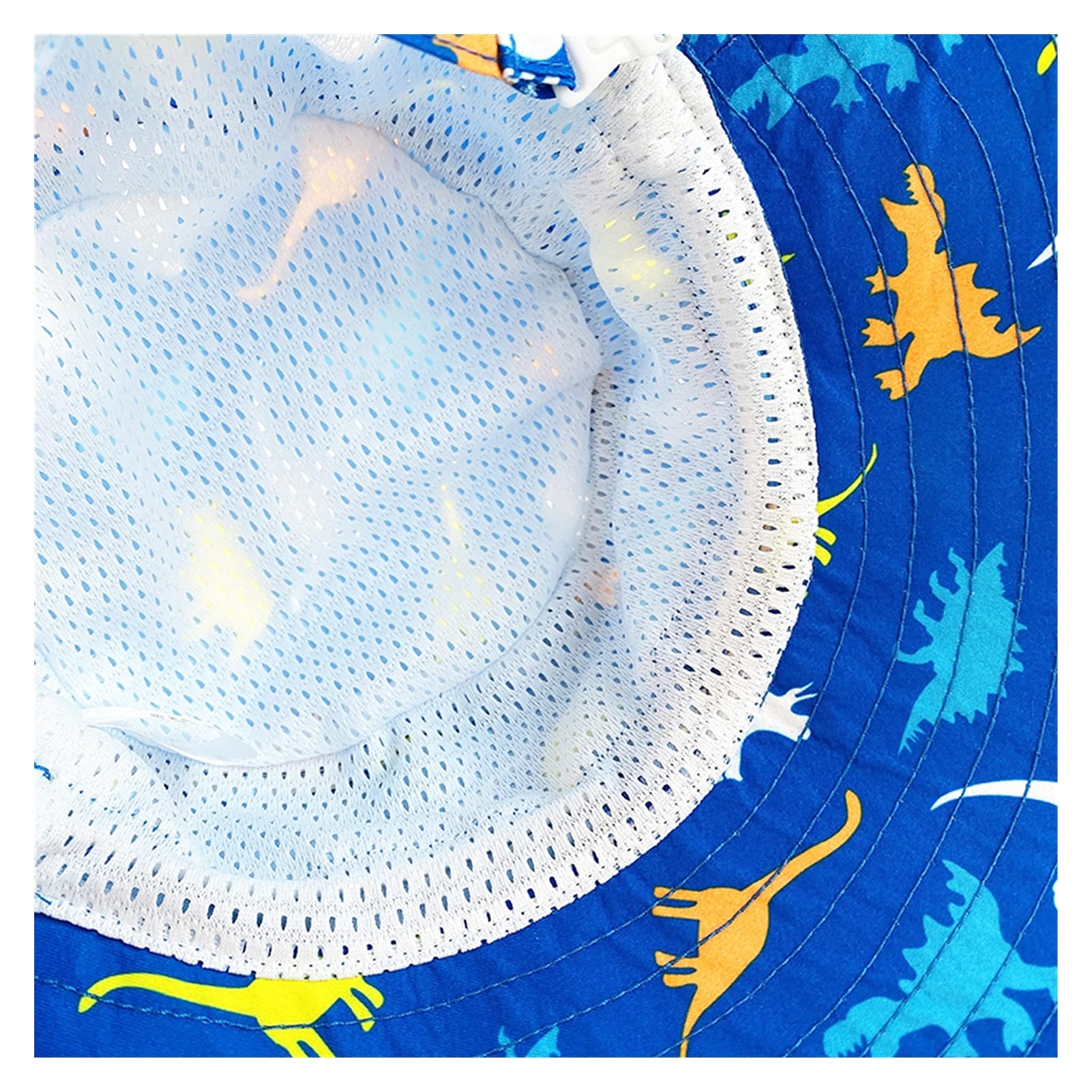 Sombrero de verano para niños, sombrero para el sol para bebés, anti-ultravioleta, verano, grandes aleros, niños, sombrero de pescador, playa, playa, sombrero para el sol para bebés (Azul XS 3 12M)