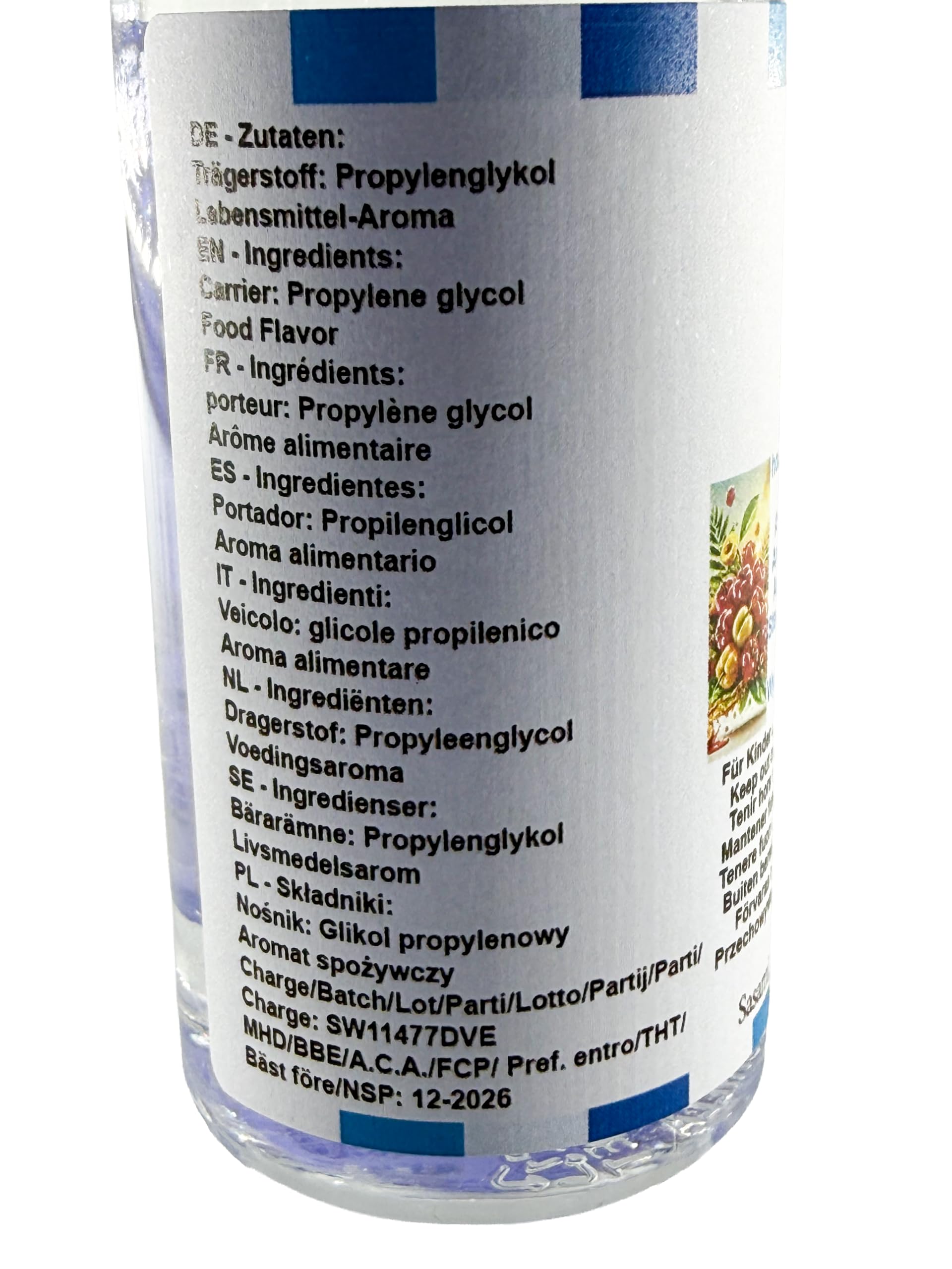 Aroma concentrato ciliegia acerola - vegano - Sasami - 100ml