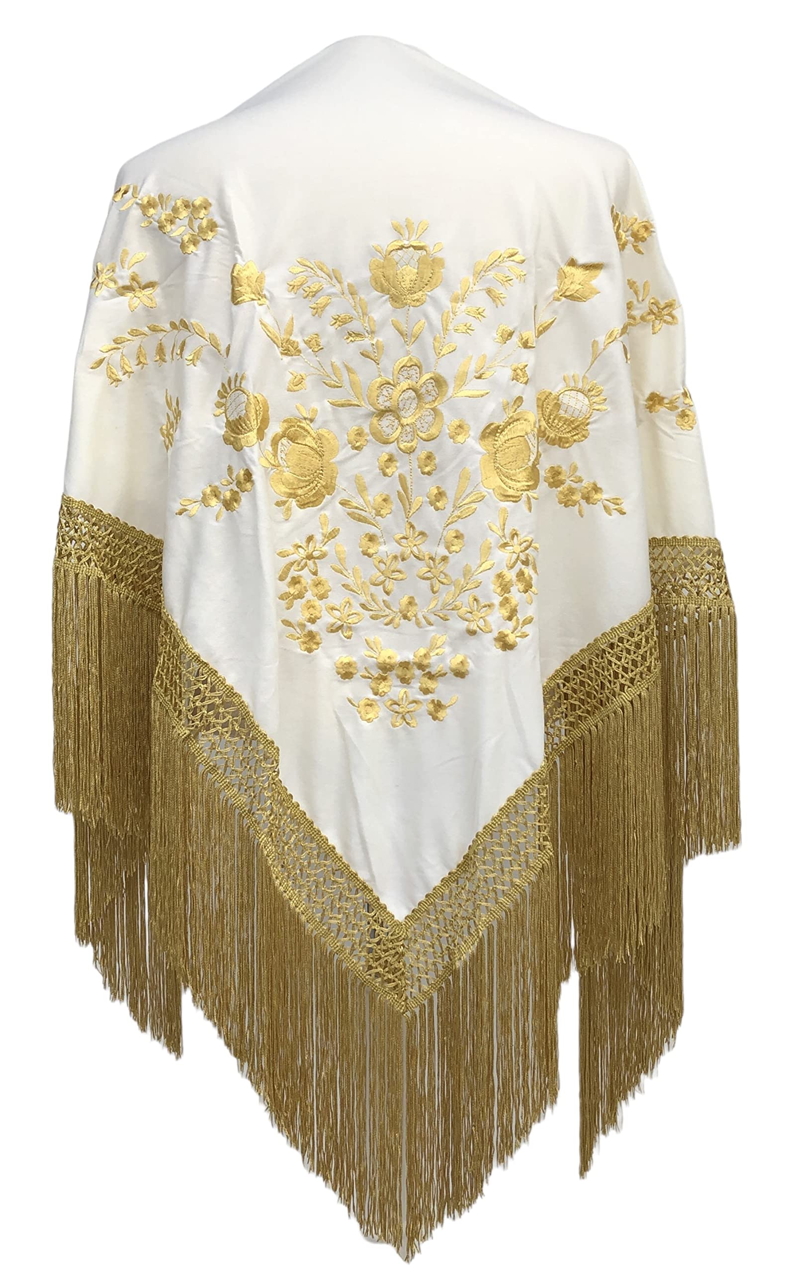 La Senorita | Manton de Manila de Flamenco | +30 Diseños y Colores | Talla L
