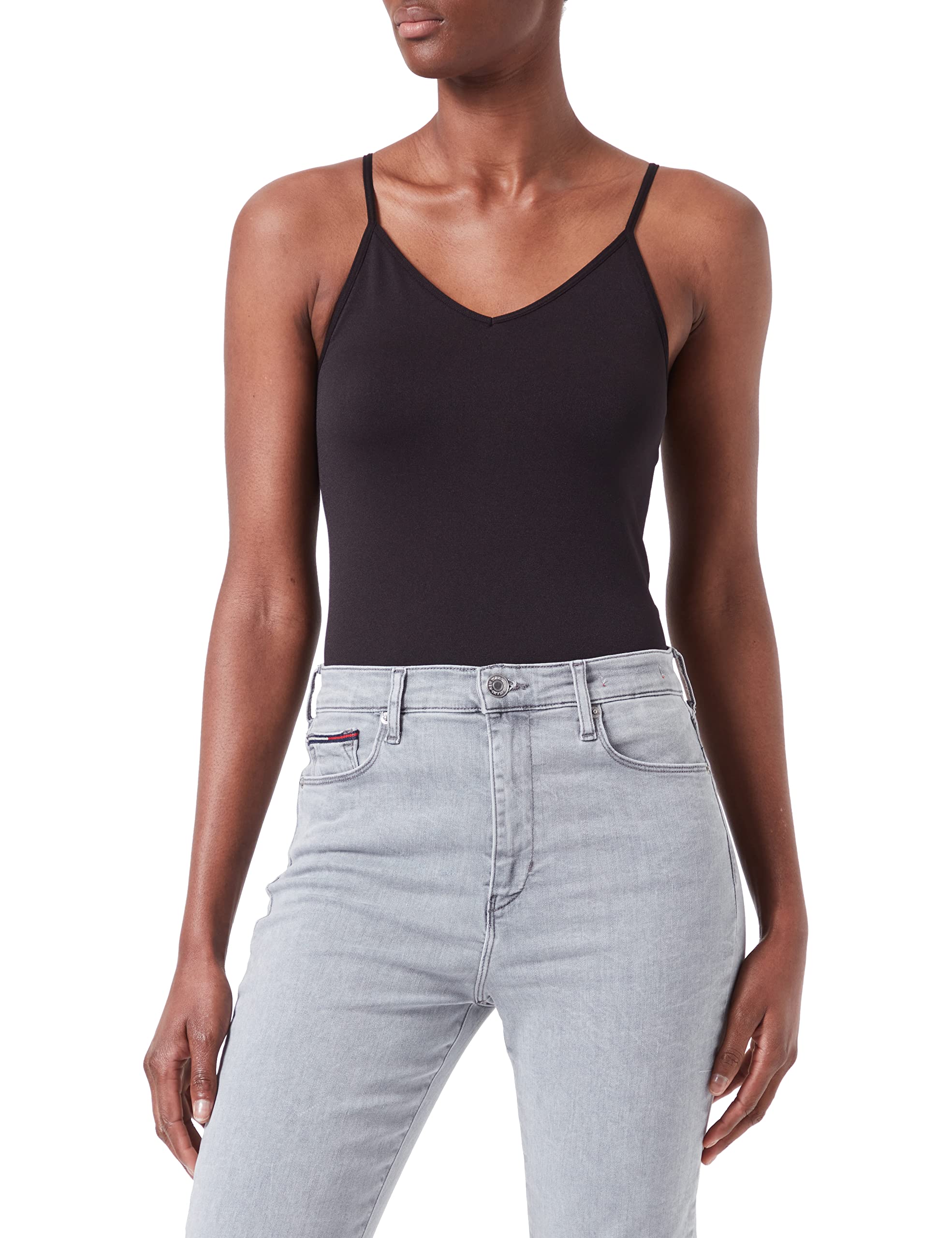 Vero Moda Women's Black Jackie Strappy Cami Top in Size M - L, Sports Direct