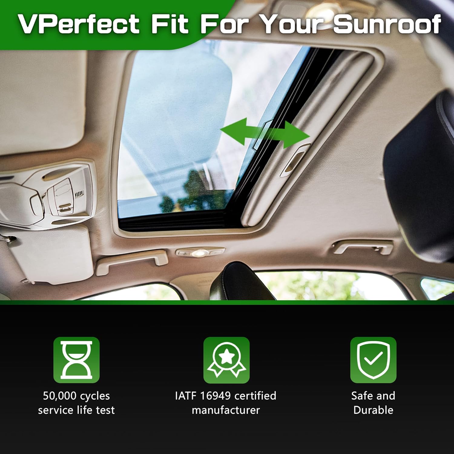 Sunroof Moon Roof Motor Compatible with Volvo XC60 Sport Utility 2010 2011 2012 2013 2014 2015 2016 2017 Replace # 30799673 31424338 31442109