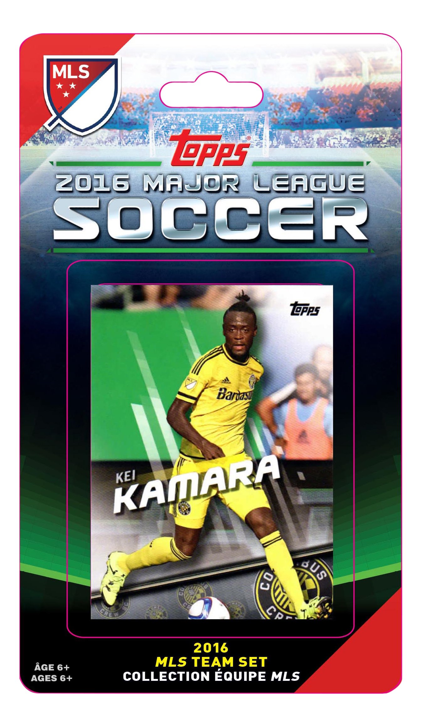 MLS Columbus Crew 2016 Topps Set & Storage Album, White