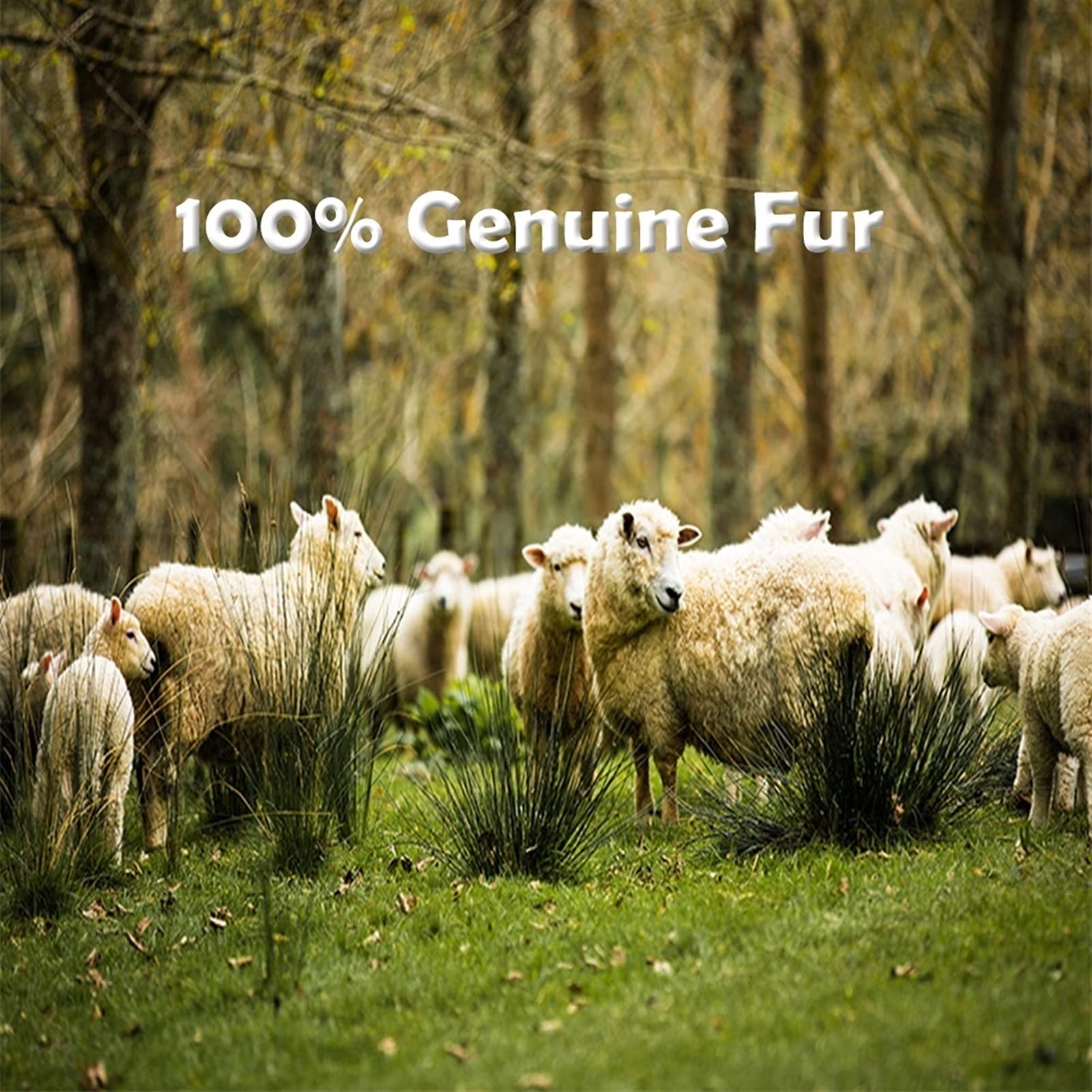 Véritable tapis en peau de mouton grand tapis en peau de mouton véritable pour salon chambre à coucher (150 x 200 cm) (4,9 x 6,1,5 m) (couleur : 4)