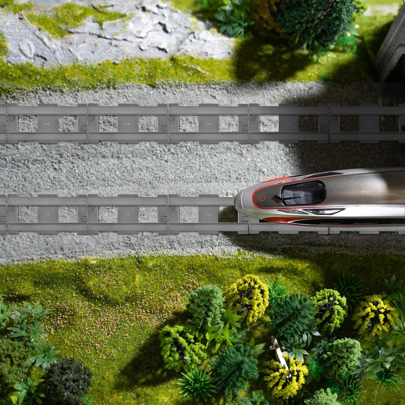 32 pcs Treno binari ferroviari giocattolo Binari ferroviari giocattolo,Binari per treno,Binari per città,Binari ferroviari giocattoli,Accessori di Rotaie per Ampliare la Ferrovia del Treno Giocattolo
